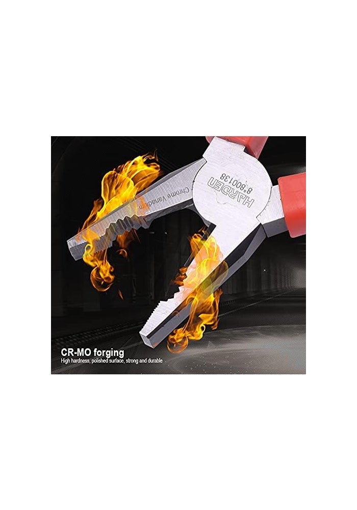 HARDEN 800137 Combination VDE Pliers 1000V, 175mm (7 inches) - Image 3